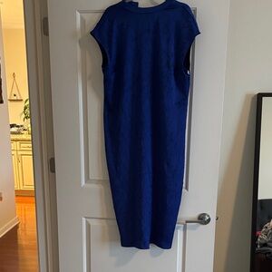 Worthington Cobalt Blue Sleeveless Midi Dress